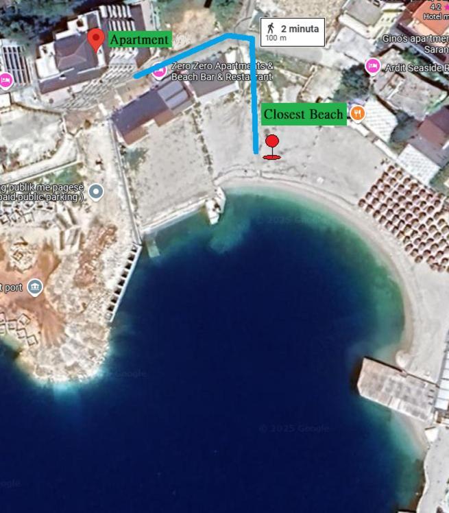 Agora Sea View Apartment Sarandë Buitenkant foto